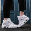Men and women with the same fashion sneakers couple high top thick sole basketball shoes 36-45