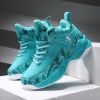 New students comfortable breathable trend basketball shoes high top fashion children sports shoes 31-40