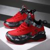 New students comfortable breathable trend basketball shoes high top fashion children sports shoes 31-40