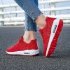 Large size new flying woven fashion casual sports women's shoes shaking shoes heightening shoes trend women's shoes