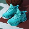 New students comfortable breathable trend basketball shoes high top fashion children sports shoes 31-40