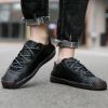 Explosive fashion trend men's handsewn casual leather shoes men's fashion shoes 38-48 leather size