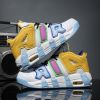 New men's and women's trend fashion personality basketball sneakers fashion match men's sneakers 5 colors
