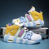 New men's and women's trend fashion personality basketball sneakers fashion match men's sneakers 5 colors