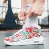 New men's and women's trend fashion personality basketball sneakers fashion match men's sneakers 5 colors