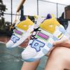 New men's and women's trend fashion personality basketball sneakers fashion match men's sneakers 5 colors