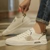 Men's new leather leather light luxury fashion board shoes trend fashion all match small white shoes casual men's shoes