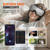 VEVOR Heated Eye Massager Eye Care Device 5 Modes Bluetooth Music 180oldable