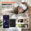 VEVOR Heated Eye Massager Eye Care Device 5 Modes Bluetooth Music 180oldable