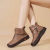 Winter new large size women high top soft sole comfortable casual cotton shoes warm cotton boots 36-44