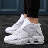 Men and women with the same fashion sneakers couple high top thick sole basketball shoes 36-45