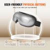 VEVOR Heated Eye Massager Eye Care Device 5 Modes Bluetooth Music 180oldable