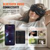 VEVOR Heated Eye Massager Eye Care Device 5 Modes Bluetooth Music 180oldable