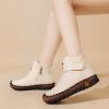 Winter new large size women high top soft sole comfortable casual cotton shoes warm cotton boots 36-44