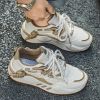 Spring summer men's new network surface trend sports daddy shoes men's shoes 39-45